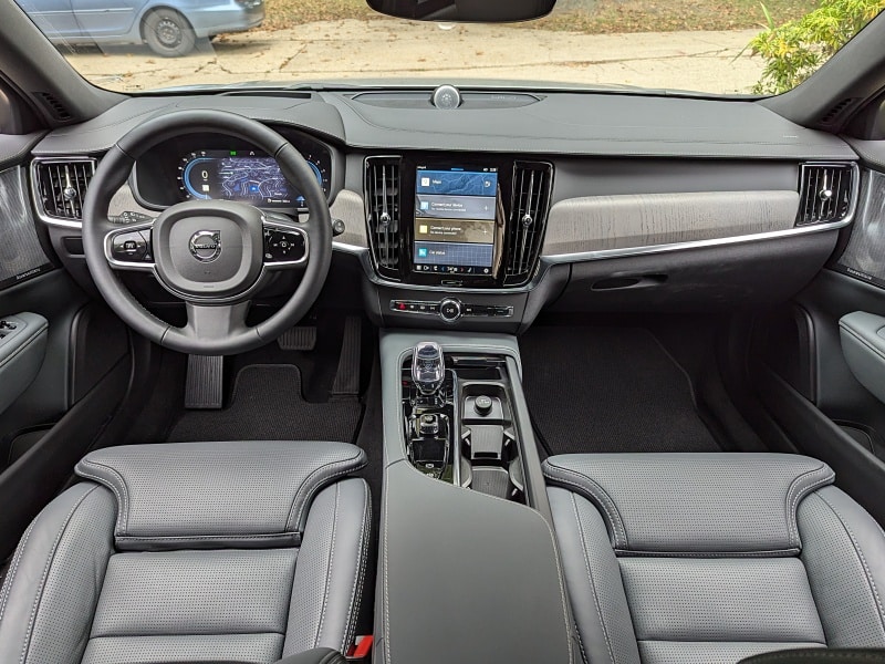 Volvo V90 dashboard telefoonhouder montage
