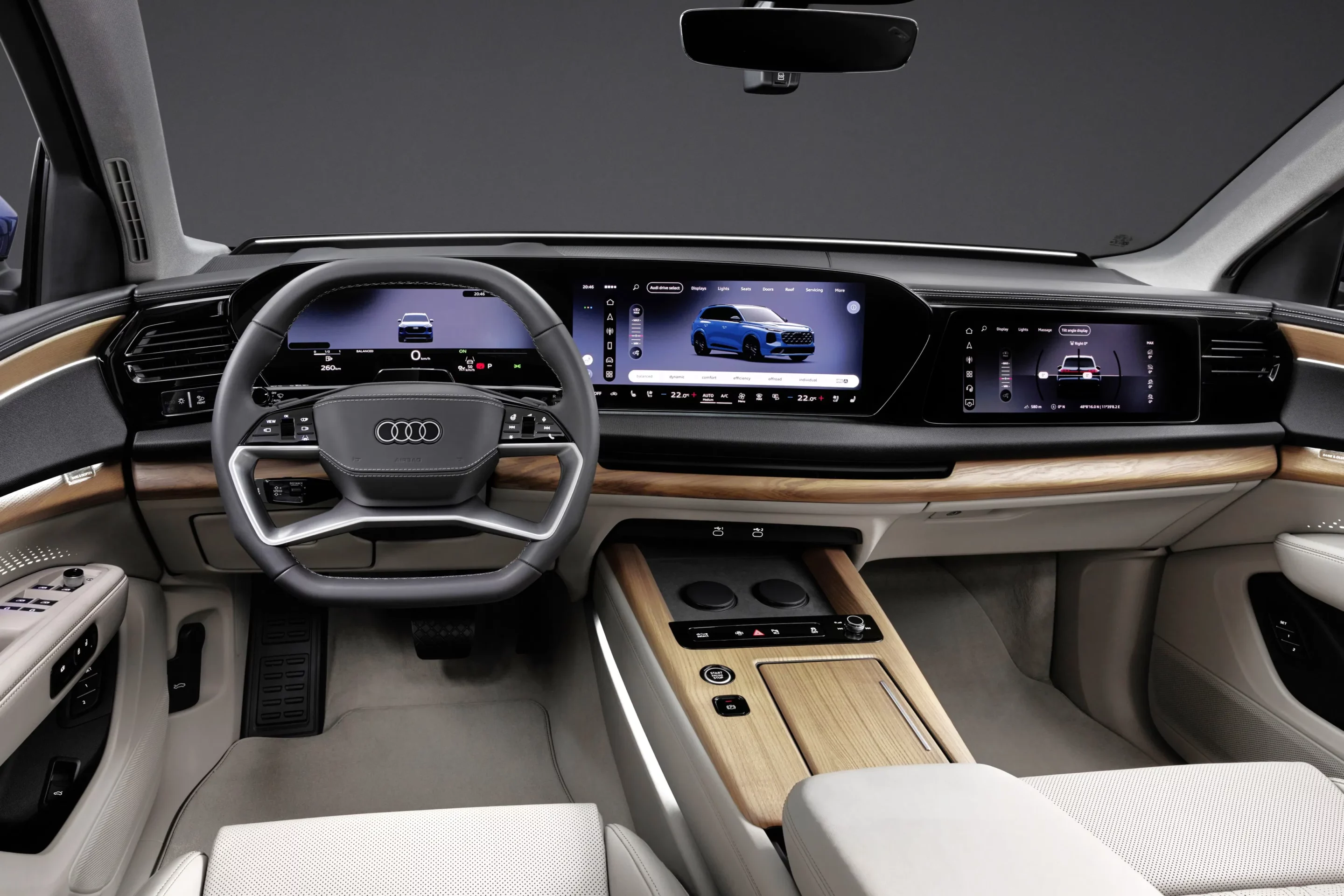 Audi Q7 dashboard telefoonhouder montage