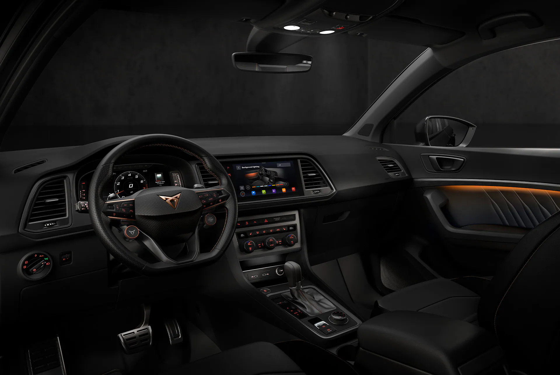 Cupra Ateca dashboard telefoonhouder montage