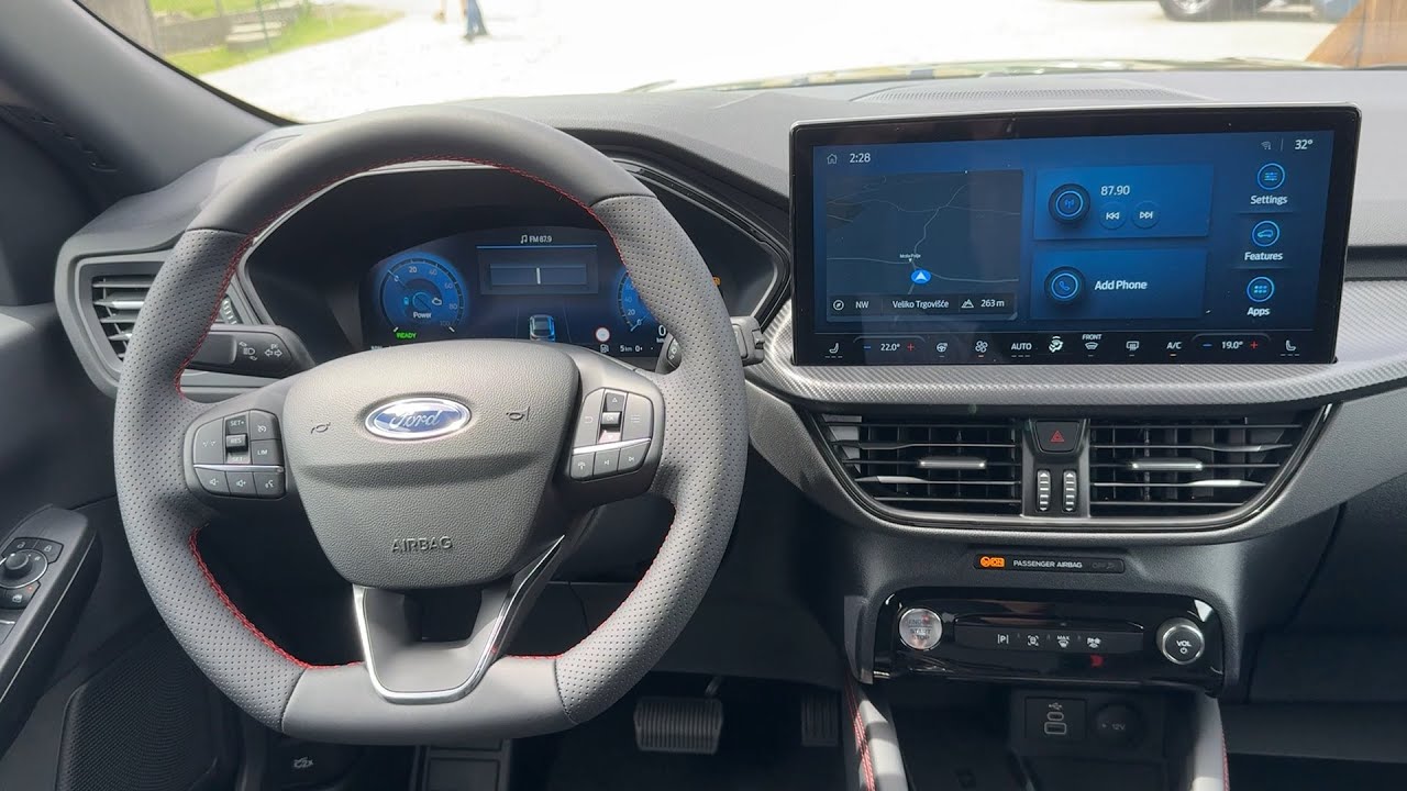 Ford Kuga dashboard telefoonhouder montage