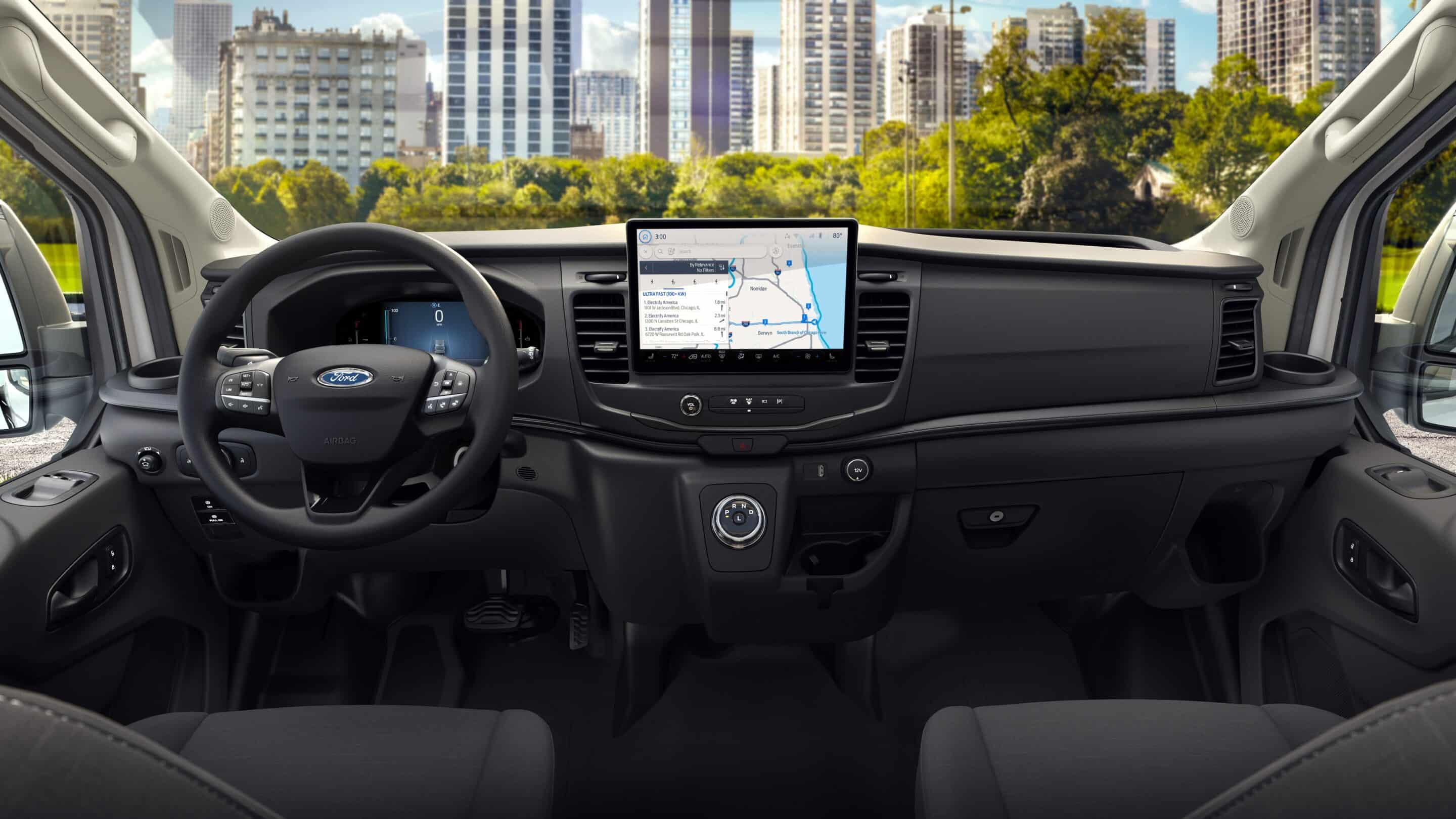 Ford Transit Custom dashboard telefoonhouder montage
