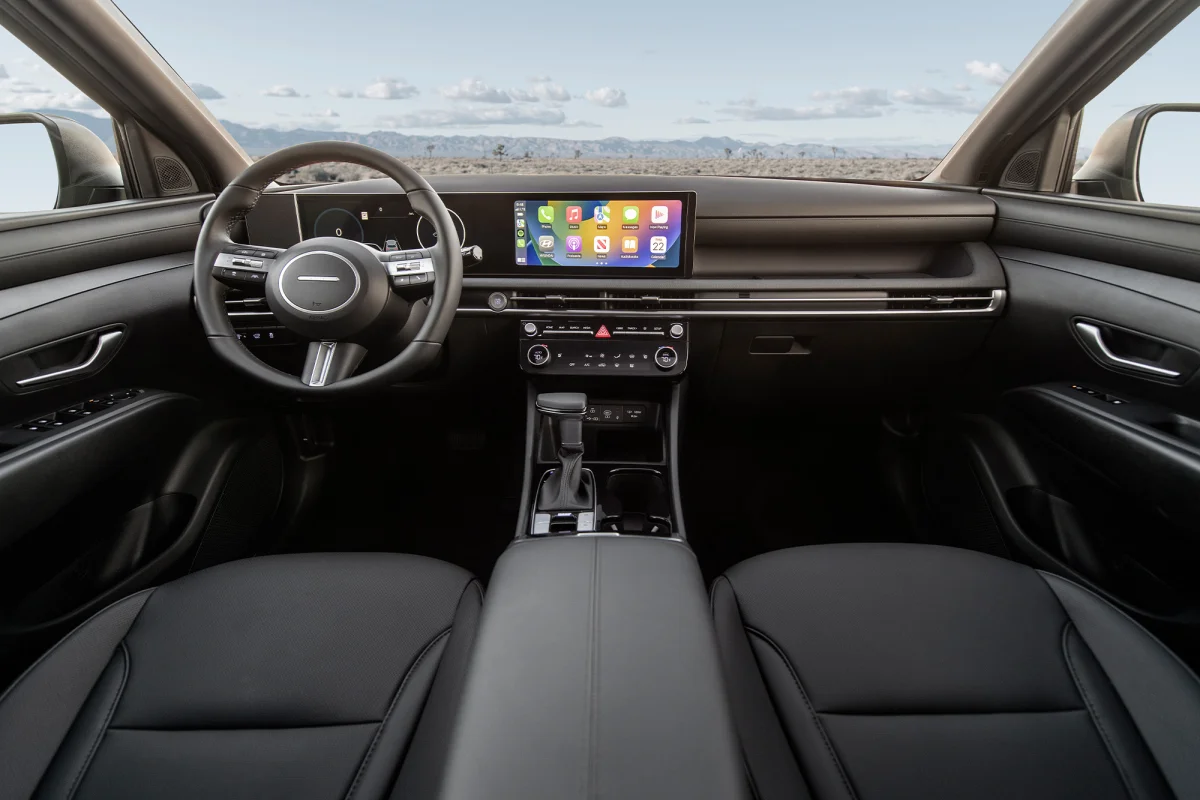 Hyundai Tucson dashboard telefoonhouder montage