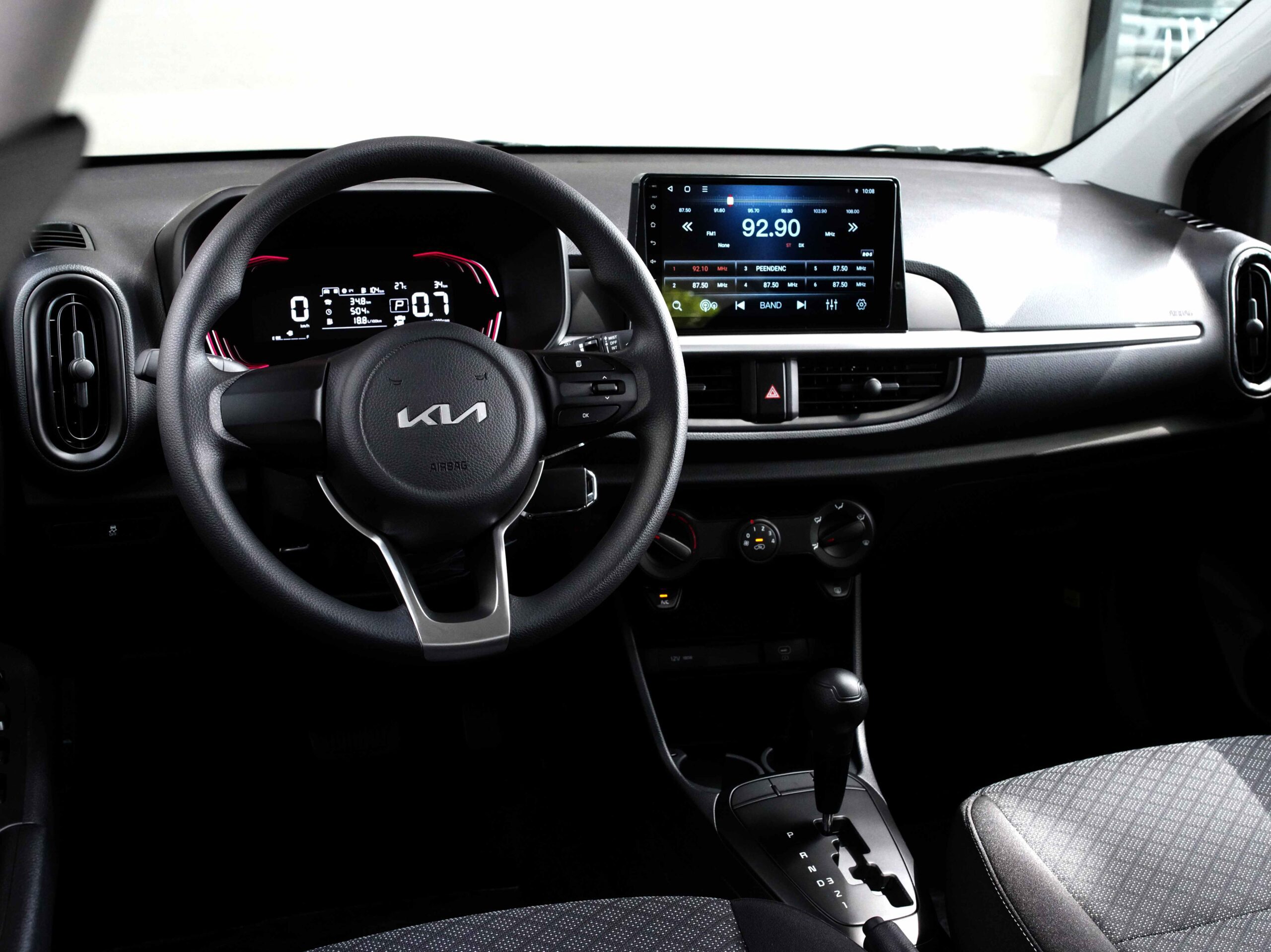 Kia Picanto dashboard telefoonhouder montage
