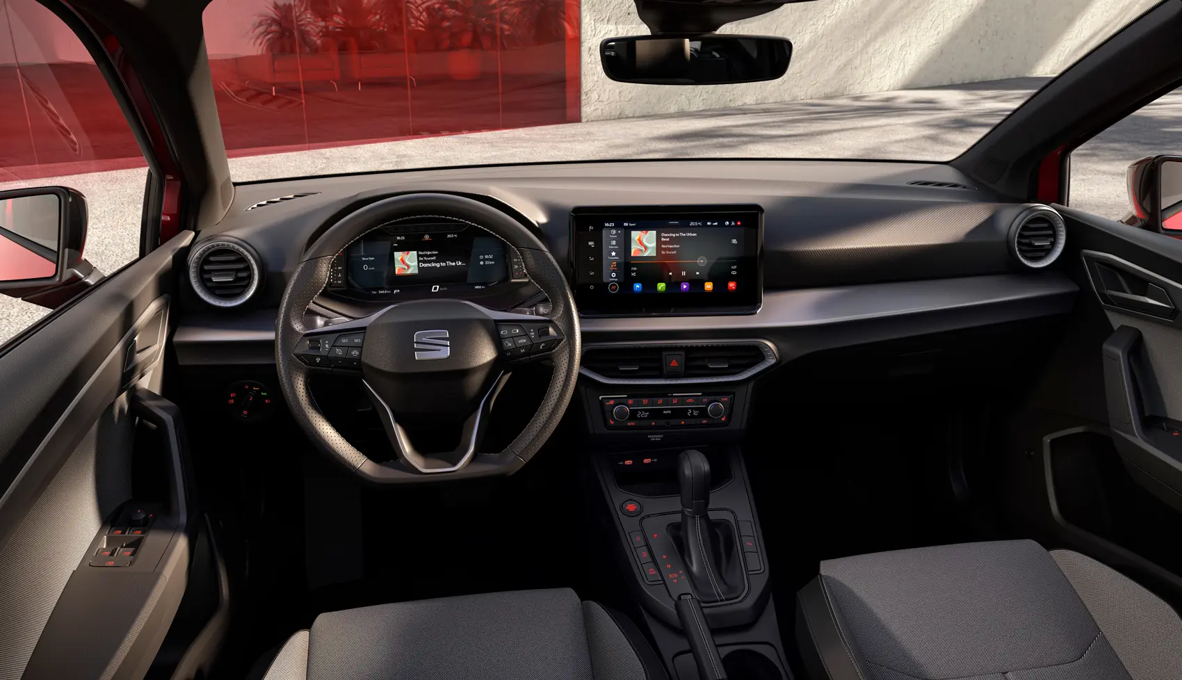 Seat Ibiza dashboard telefoonhouder montage