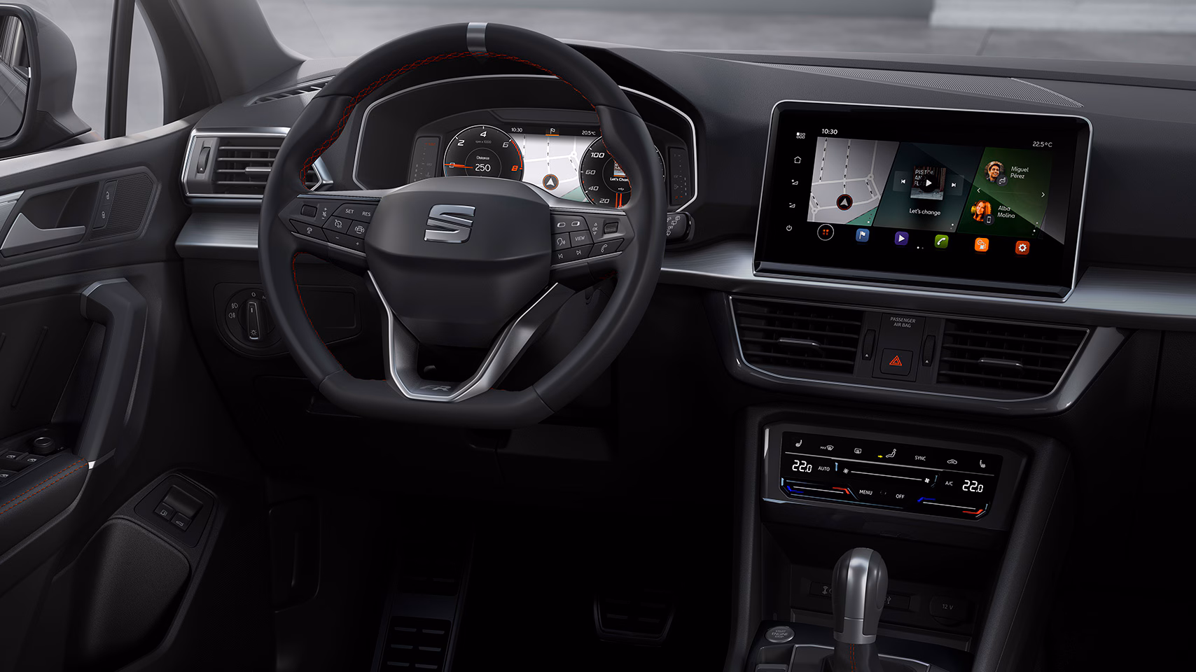 Seat Tarraco dashboard telefoonhouder montage
